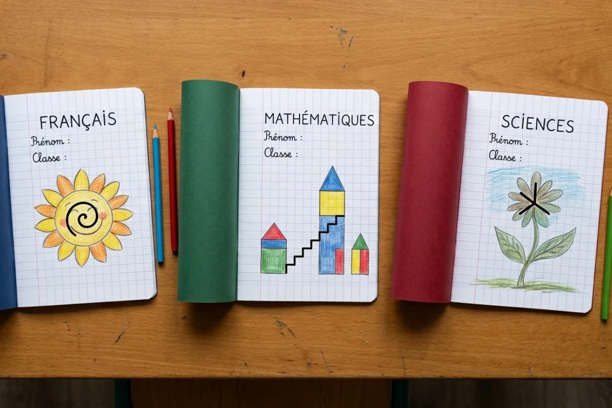 Pages de garde créatives réalisées avec des amorces abstraites